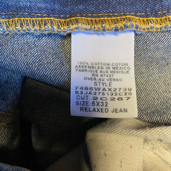 NWT Vintage Polo Ralph Lauren Relaxed Fit Jeans SZ 6/32 - Picture 5 of 6